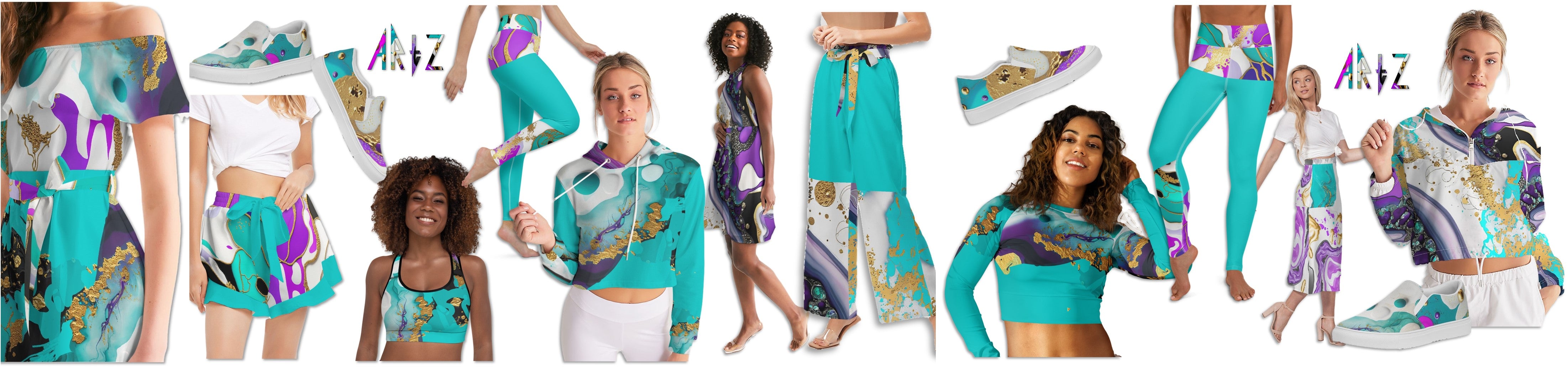 Workout Wear for Girls. Streetstyle Fashion Collection: Artz by WickedYo